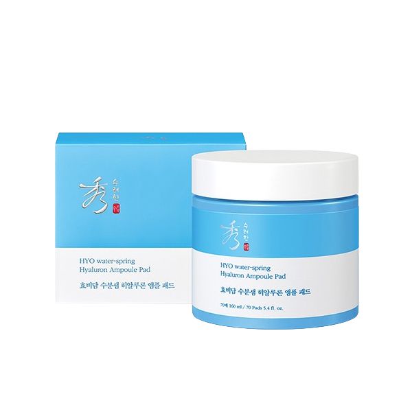 Sooryehan HYO Water-spring Hyaluron Ampoule Pad - 70ea