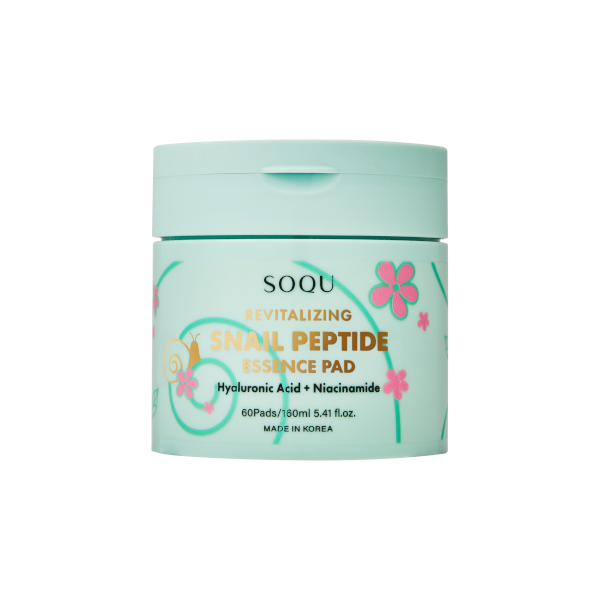 SOQU Revitalizing Snail Peptide Essence Pad - 60pads/160ml