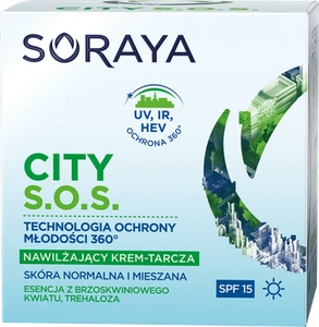 Soraya City S.O.S. Moisturising Cream-Shield For Normal To Combination Skin SPF 15