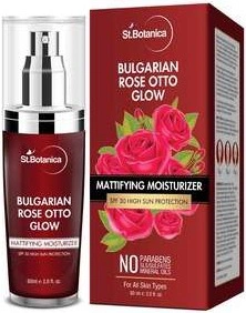 St. Botanica Bulgarian Rose Otto Glow Mattifying Moisturizer SPF30