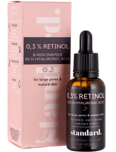 Standard Beauty 0,3% Retinol Serum With Niacinamide & Hyaluronic Acid