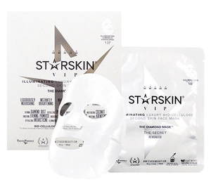 STARSKIN Vip The Diamond Illuminating Luxury Bio Cellulose Second Skin Face Mask
