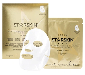STARSKIN Vip The Gold Revitalizing Luxury Bio Cellulose Second Skin Face Mask