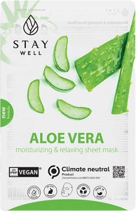 Stay Well Aloe Vera Moisturizing & Relaxing Sheet Mask