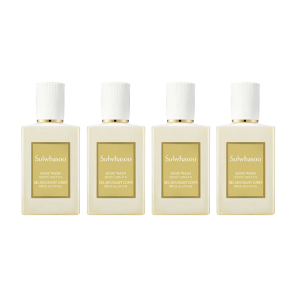 Sulwhasoo Body Wash - White Breath Set - 1set(4pcs)