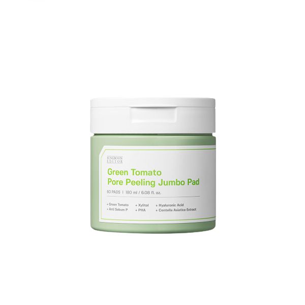 SUNGBOON EDITOR Green Tomato Pore Peeling Jumbo Pad - 180ml