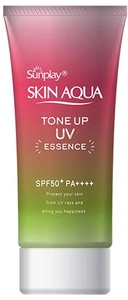 Sunplay Skin Aqua Tone Up UV Essence SPF50+ Pa++++ - Rose Aura