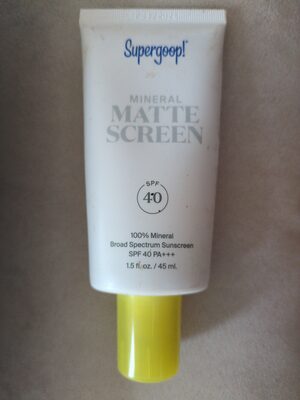 mineral matte screen