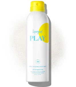 Supergoop! Play 100% Mineral Sunscreen SPF 30 Mist With Marigold Extract