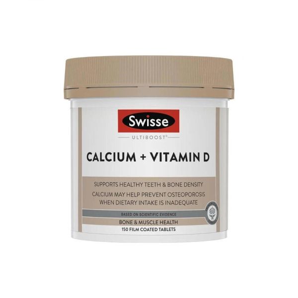 Swisse Calcium + Vitamin D - 150 Tablets