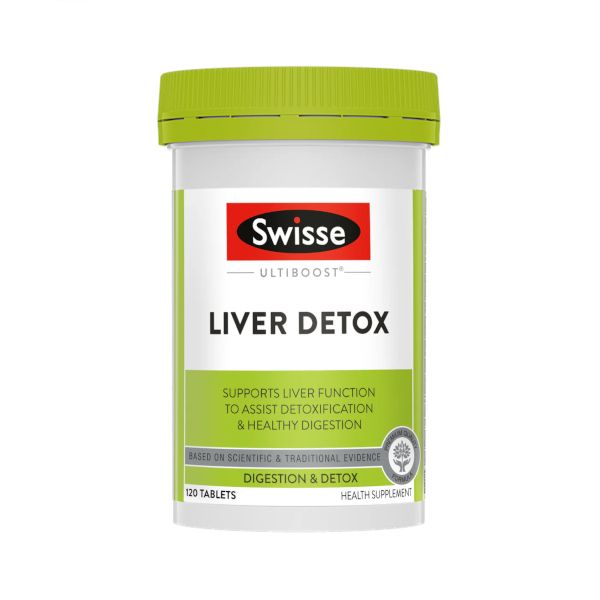 Swisse Ultiboost Liver Detox Supplement - 120 Tablets