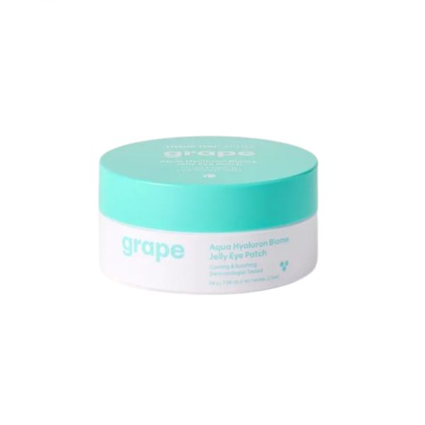 THANK YOU FARMER Grape Aqua Hyaluron Biome Jelly Eye Patch - 60ea