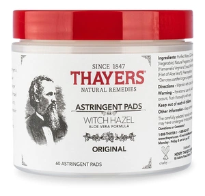 Thayers Original Witch Hazel Astringent Pads With Aloe Vera Formula