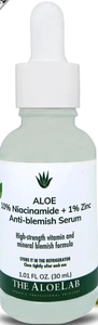 The AloeLab Aloe 10% Niacinamide +1% Zinc Anti-blemish Serum