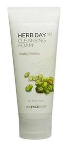 The Face Shop Herb Day 365 Cleansing Foam Mung Beans
