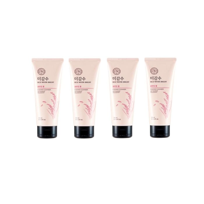 THE FACE SHOP Rice Water Bright Foaming Cleanser 150ml (4ea) Set