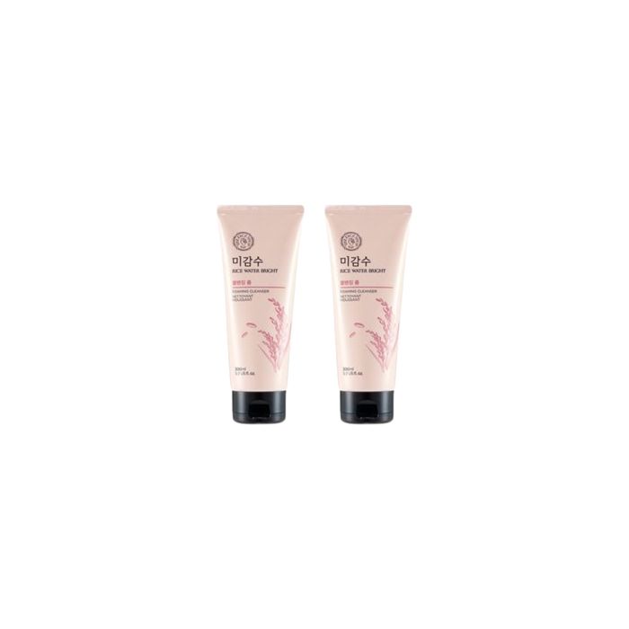THE FACE SHOP Rice Water Bright Foaming Cleanser 300ml (2ea) Set