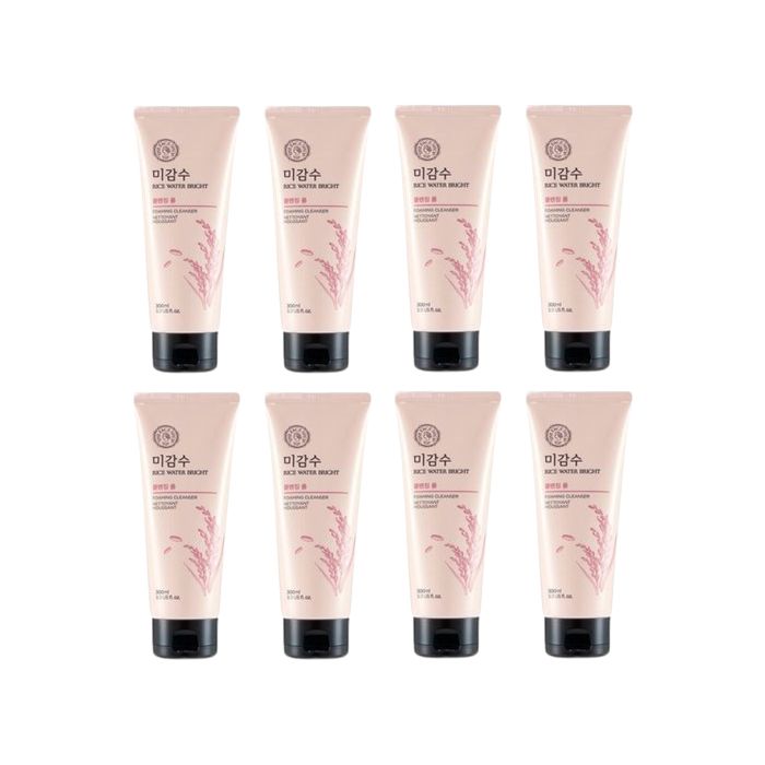 THE FACE SHOP Rice Water Bright Foaming Cleanser 300ml (8ea) Set