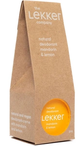 The Lekker Company Natural Deodorant Mandarin & Lemon