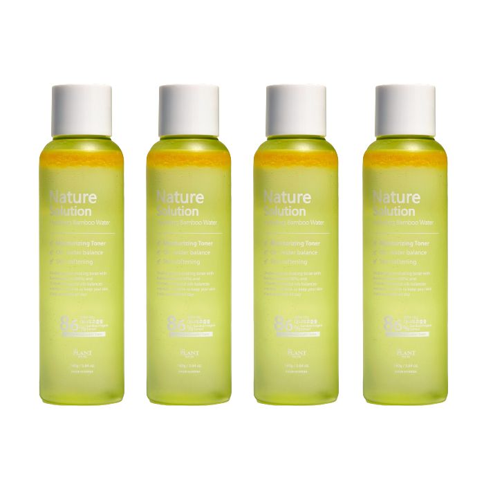 THE PLANT BASE Nature Solution Hydrating Bamboo Water - 150ml (4ea) Set