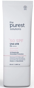 The Purest Solutions 50+ SPF UVA/UVB Pa++++ Blemish Defense UV Shield With Antioxidant Protection