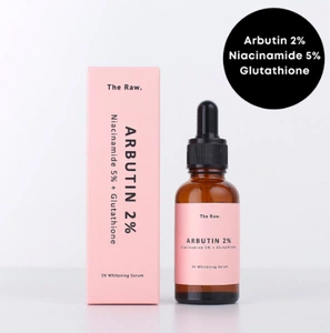 The Raw. Arbutin 2% + Niacinamide 5% + Glutathione