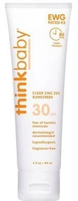 Thinkbaby SPF 30 Clear Zinc Sunscreen