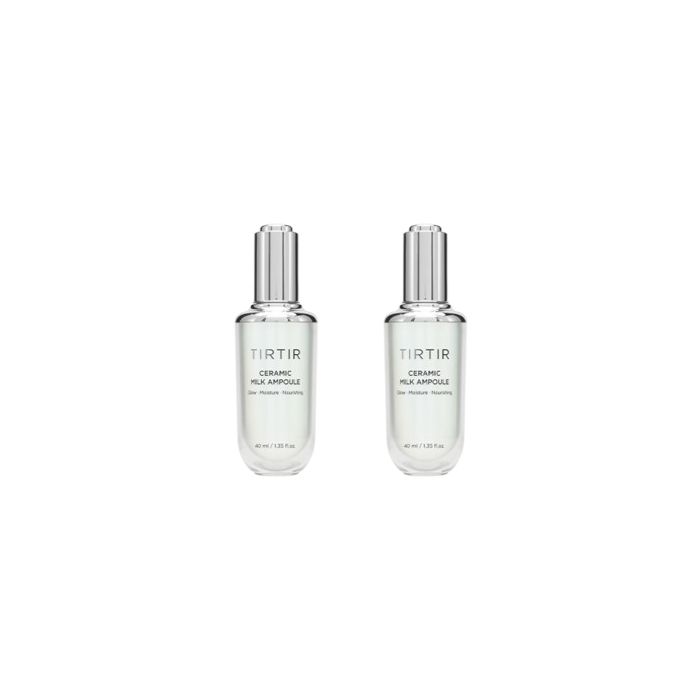 TIRTIR Ceramic Milk Ampoule - 40ml (2ea) Set