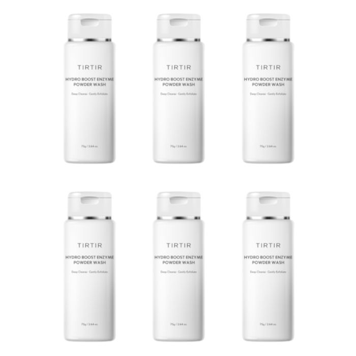 TIRTIR Hydro Boost Enzyme Powder Wash - 75g (6ea) Set