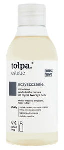 TOŁPA Estetic Oczyszczanie Micelarny Płyn Hialuronowy Do Mycia Twarzy I Oczu