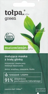 TOŁPA Green Matt Face Mask