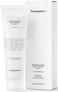 Transparent lab Blemish Control BHA Cleanser pH 3.5