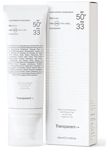 Transparent lab Lightweight Sunscreen SPF 50+ PPD33