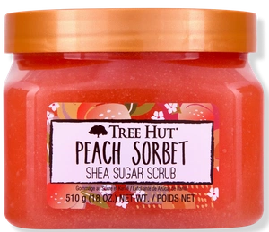 Tree Hut Peach Sorbet Shea Sugar Scrub