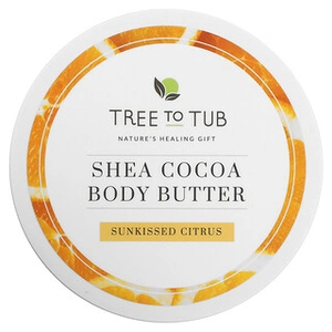 Tree to Tub Shea Cocoa Body Butter, Sunkissed Citrus