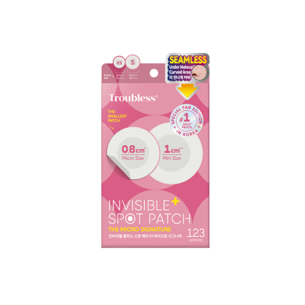Troubless Invisible Plus Spot Patch The Micro Signature 123 patches - 123pcs
