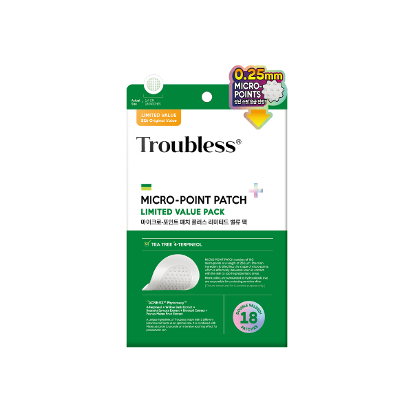 Troubless Micro-Point Patch Plus Limited Value Pack 18patches - 18pcs