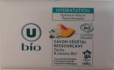 Savon végétal ressourçant - pêche & jasmin bio