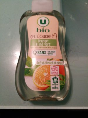 Gel douche bio Orange & Thé vert
