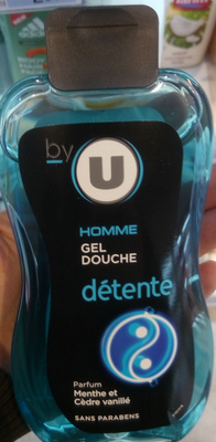 Homme gel douche détente parfum menthe et cèdre vanillé