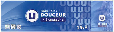 Mouchoirs U, 15 étuis Compacts De