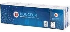 U douceur 110 mouchoirs blanc