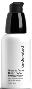 Underated Glow And Acne Clear Face Moisturiser
