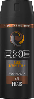 AXE Déodorant Bodyspray Homme Dark Temptation 48h Non-Stop Frais