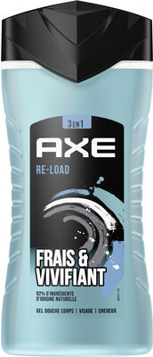 Axe Gel Douche Homme 3en1 Re-Load Frais et Vivifiant 250ml