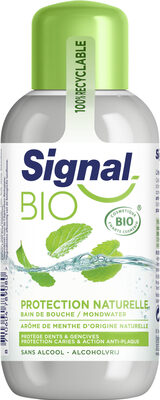SIGNAL Bain de Bouche Bio Protection Naturelle Menthe 250ml