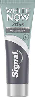 Signal White Now Dentifrice Blancheur Détox Argile & Charbon Actif 75ml