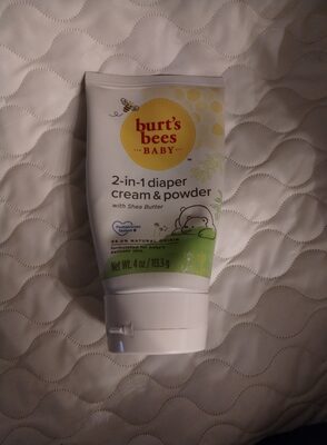 2 in 1 diaper cream and powder burts bees baby
