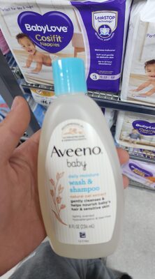 AVEENO BABY WASH & S/POO#236ML