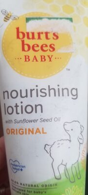 burt's bees baby nourishing lotion original